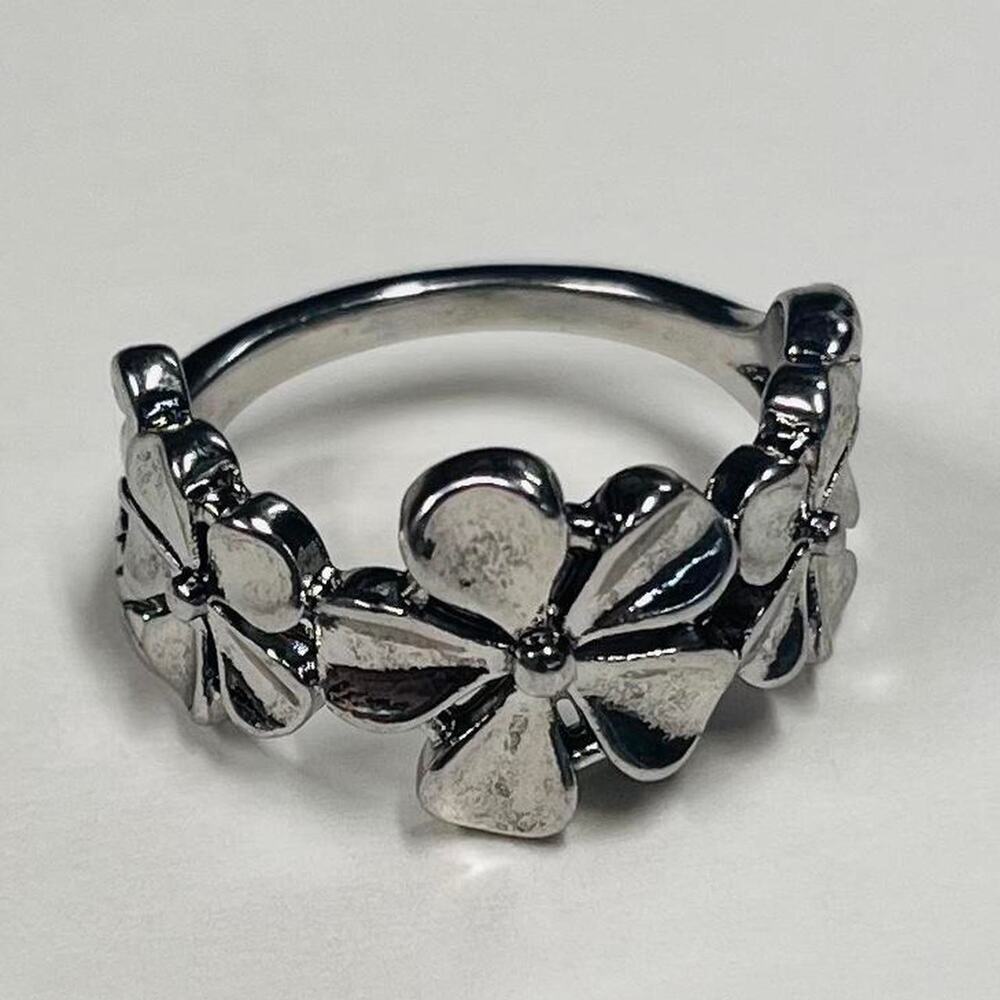 Y2k 2000s Vintage Style Flower Ring